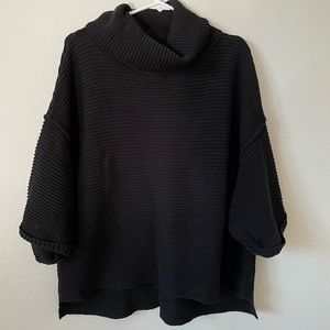 Free people short sleeve turtleneck sweater